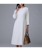 【アンタイトル/UNTITLED】の【セットアップ可能/きれいめ】ツイードワンピース アイボリー|ID: prp329100004779553 ipo3291000000034666786