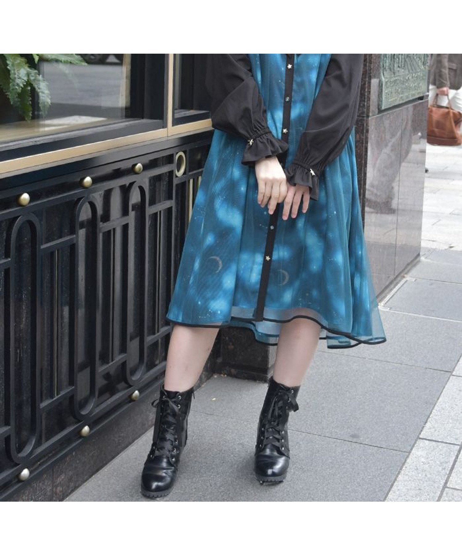【アクシーズファム/axes femme】のアステリズムミニワンピ 人気、トレンドファッション・服の通販 founy(ファニー) 　ファッション　Fashion　レディースファッション　Fashion for Women　ワンピース　Dresses　アンティーク　Antique-Inspired　ショート　Short, Short Length　シンプル　Simple, Minimal　チャーム　Charm, Pendant　チュール　Tulip, Tulip Motif　プリント　Print, Printed Pattern　ボトム　Bottoms, Lower Wear　モチーフ　Motif, Design Theme　リボン　Ribbon, Bow　ロマンティック　Romantic, Feminine Style　冬　Winter / This Winter　おすすめ　Recommended / Our Picks　エレガント 上品　Elegant　 other-1|ID: prp329100004779554 ipo3291000000034871822