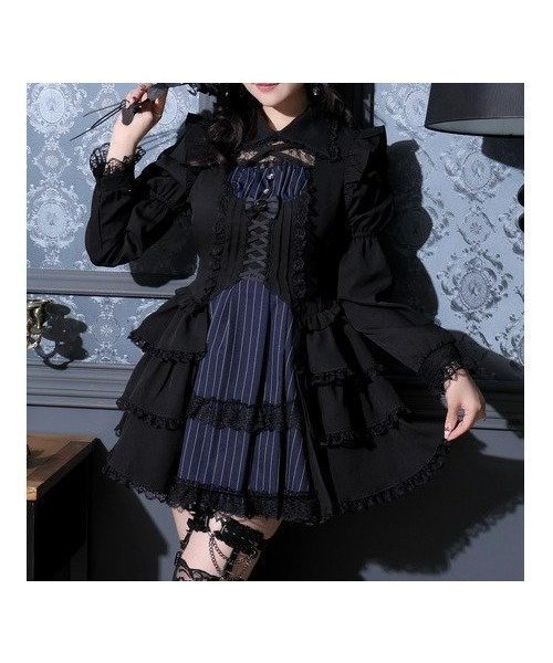 【ノエミ/NOEMIE】のゴシックドレッシーデコルテクロスセットアップ 人気、トレンドファッション・服の通販 founy(ファニー) 　ファッション　Fashion　レディースファッション　Fashion for Women　セットアップ　Matching Sets　クラシカル　Classical, Vintage-Inspired　コルセット　Corset, Bustier　シューズ　Shoes, Footwear　ショート　Short, Short Length　ドレス　Dress, One-Piece　フリル　Frill, Ruffle　レース　Lace, Lace Fabric　ロング　Long, Long-Length　厚底　Platform Shoes　 other-1|ID: prp329100004779569 ipo3291000000034666975