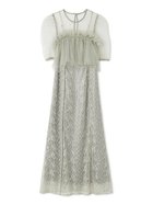 【フレイ アイディー/FRAY I.D】のシルバーリーフレースレイヤードドレス 人気、トレンドファッション・服の通販 founy(ファニー) ファッション Fashion レディースファッション Fashion for Women ワンピース Dresses フォーマル・パーティードレス・結婚式用ドレス Elegant & Casual Dresses エアリー Airy Texture エレガント 上品 Elegant ギャザー Gathered, Ruffled サテン Satin, Glossy Fabric シアー Sheer, See-Through シェイプ Shape, Slim Fit シルバー Silver, Metallic Silver スマート Smart, Elegant チュール Tulip, Tulip Motif デコルテ Décolleté, Neckline ドレス Dress, One-Piece フィット Fit, Slim Fit フェミニン Feminine, Girly プリント Print, Printed Pattern ベロア Velour, Soft Velvet ボレロ Bolero, Short Cardigan モダン Modern, Contemporary リュクス Luxury, Elegant, High-End, Chic レース Lace, Lace Fabric 結婚式 Wedding 二次会 After Party thumbnail MNT[021]|ID: prp329100004779578 ipo3291000000034667055