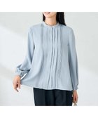 【アー ヴェー ヴェー/a.v.v】の【洗える/WEB限定】ピンタックブラウス ライトブルー|ID: prp329100004779691 ipo3291000000034668946