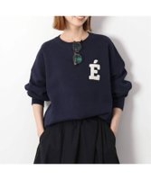 【スローブ イエナ/SLOBE IENA】の《WEB限定カラー有り/追加3 》サガラ刺繍スウェットライクニット 人気、トレンドファッション・服の通販 founy(ファニー) ファッション Fashion レディースファッション Fashion for Women トップス・カットソー Cut & Sew Tops ニット Knit Tops & Sweaters レディースパーカー・カジュアルフーディー Casual Hoodies & Sweatshirts スウェット・クルーネックトップス Sweatshirts & Crewnecks / Relaxed Fit Sweat Tops アメリカン American Style カーディガン Cardigan, Knitwear 切替 Switching, Contrast Panel シンプル Simple, Minimal スウェット / スエット Sweatshirt, Sweatwear スラックス Slacks, Dress Pants ダブル Double, Double-Breasted デニム Denim, Jeans Material フェイス Face, Facial Design ワンポイント One Point, Statement Accent 2025年 2025 2025-2026秋冬・A/W Autumn/Winter 2025–26 AW25–26 |ID:prp329100004779883