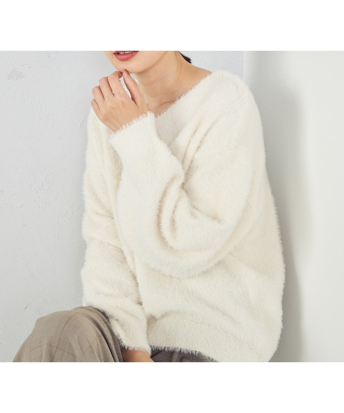 【コムサイズム/COMME CA ISM】の【ウォッシャブル】シャギー Vネックニット 人気、トレンドファッション・服の通販 founy(ファニー) 　ファッション　Fashion　レディースファッション　Fashion for Women　トップス・カットソー　Cut & Sew Tops　ニット　Knit Tops & Sweaters　Vネックトップス　V-Neck Tops / V-Cut Neckline Shirts　ウォッシャブル　Machine Washable　 other-1|ID: prp329100004780233 ipo3291000000034676651