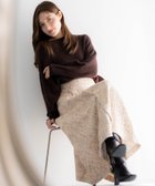 【ノエラ/Noela】のツイードラップスカート ベージュ|ID: prp329100004780296 ipo3291000000034678086