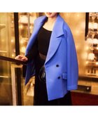 【ピンキーアンドダイアン/Pinky&Dianne】のダブルブレストショートコート 人気、トレンドファッション・服の通販 founy(ファニー) ファッション Fashion レディースファッション Fashion for Women アウター Coat / Outerwear Collection コート・ロングコート・ピーコート Long Coats, Peacoats & More ショート Short, Short Length ストレッチ Stretch, Stretchy Fabric ダブル Double, Double-Breasted フェミニン Feminine, Girly フォルム Silhouette, Form ベーシック Basic, Essential ボトム Bottoms, Lower Wear ポケット Pocket, Pocket Detail thumbnail ブルー|ID: prp329100004780299 ipo3291000000035018229