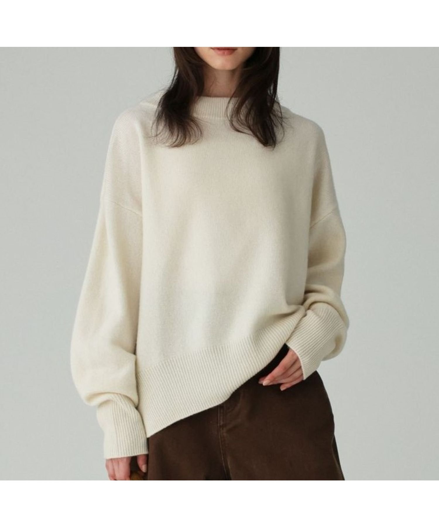 【バビロン/BABYLONE / KIDS】のウールカシミアボトルネックプルオーバー インテリア・キッズ・メンズ・レディースファッション・服の通販 founy(ファニー) 　ファッション　Fashion　キッズファッション　Fashion for Kids　トップス・カットソー　Cut & Sew Tops　ショルダー　Shoulder, Shoulder Strap　ドロップ　Drop Shoulder, Dropped Style　フェミニン　Feminine, Girly　ボトルネック　Bottle Neck, Mock Neck　リラックス　Relax, Relaxed Fit　再入荷　Restock / Back in Stock　エレガント 上品　Elegant　オフホワイト11|ID: prp329100004780320 ipo3291000000034720158