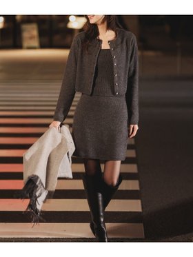 【アニュアンス/anuans】のヤクウールニットセット 人気、トレンドファッション・服の通販 founy(ファニー) ファッション Fashion レディースファッション Fashion for Women トップス・カットソー Cut & Sew Tops ニット Knit Tops & Sweaters カーディガン Cardigan, Knitwear パール Pearl, Pearl Accent ビスチェ Bustier, Corset Top フロント Front, Front Design ミニスカート Mini Skirt, Short Skirt |ID:prp329100004780374