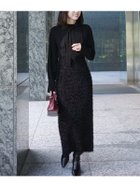 【アニュアンス/anuans】のフェザージャガードコンビワンピース BLACK|ID: prp329100004780378 ipo3291000000034679824