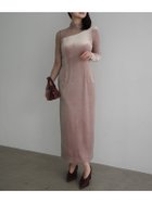 【アニュアンス/anuans】のシアーコンビタイトワンピース PINK BEIGE|ID: prp329100004780409 ipo3291000000034680178