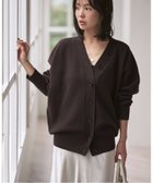 【ノーブル / スピック&スパン/NOBLE / Spick & Span】の《追加》Vネックドルマンカーディガン 人気、トレンドファッション・服の通販 founy(ファニー) ファッション Fashion レディースファッション Fashion for Women トップス・カットソー Cut & Sew Tops カーディガン・羽織り Layered Style Cardigans Vネックトップス V-Neck Tops / V-Cut Neckline Shirts カーディガン Cardigan, Knitwear テレコ Ribbed, Rib Stitch フェミニン Feminine, Girly フロント Front, Front Design 羽織 Haori, Light Jacket 再入荷 Restock / Back in Stock おすすめ Recommended / Our Picks thumbnail ブラウン|ID: prp329100004780425 ipo3291000000034937179