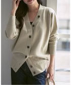 【ノーブル / スピック&スパン/NOBLE / Spick & Span】の《追加》Vネックドルマンカーディガン 人気、トレンドファッション・服の通販 founy(ファニー) ファッション Fashion レディースファッション Fashion for Women トップス・カットソー Cut & Sew Tops カーディガン・羽織り Layered Style Cardigans Vネックトップス V-Neck Tops / V-Cut Neckline Shirts カーディガン Cardigan, Knitwear テレコ Ribbed, Rib Stitch フェミニン Feminine, Girly フロント Front, Front Design 羽織 Haori, Light Jacket 再入荷 Restock / Back in Stock おすすめ Recommended / Our Picks thumbnail ベージュ|ID: prp329100004780425 ipo3291000000034937181