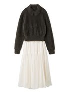 【ミラオーウェン/Mila Owen】の【セットアイテム】衿付きニットティアードスカートコーデSET 人気、トレンドファッション・服の通販 founy(ファニー) ファッション Fashion レディースファッション Fashion for Women セットアップ Matching Sets スカート・ミニ/ミディ/マキシ Skirts / Mini, Midi & Maxi Skirts スカート Skirts ティアードスカート Tiered Skirts シアー Sheer, See-Through スマート Smart, Elegant ティアードスカート Tiered Skirt, Flounced Skirt デニム Denim, Jeans Material トレンド Trend, Trending Now バランス Balance, Style Balance ベビー Baby, Babywear ボトム Bottoms, Lower Wear モノトーン Monotone, Black and White 冬 Winter / This Winter ホリデーシーズン Holiday Season thumbnail CGRY[007]|ID: prp329100004780517 ipo3291000000034832093