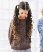 【グローバルワーク/GLOBAL WORK / KIDS】の洗えるモールケーブルプルオーバー/キッズ/603740 人気、トレンドファッション・服の通販 founy(ファニー) ファッション Fashion キッズファッション Fashion for Kids トップス・カットソー Cut & Sew Tops おすすめ Recommended / Our Picks カーゴパンツ Cargo Pants, Utility Pants ショート Short, Short Length デニム Denim, Jeans Material トレンド Trend, Trending Now ボトム Bottoms, Lower Wear 洗える Machine Washable thumbnail ブラウン58|ID: prp329100004780541 ipo3291000000034730898