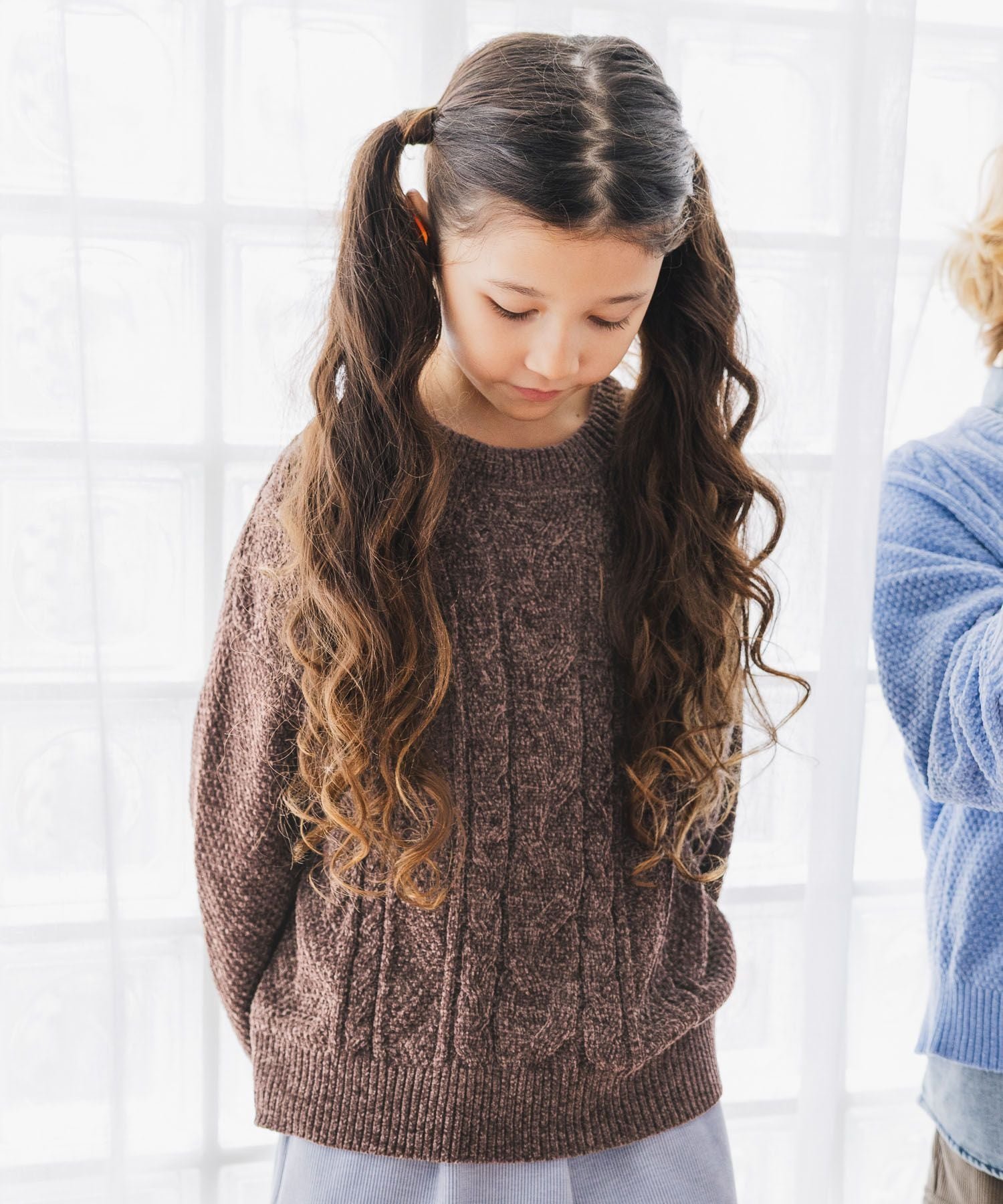 【グローバルワーク/GLOBAL WORK / KIDS】の洗えるモールケーブルプルオーバー/キッズ/603740 インテリア・キッズ・メンズ・レディースファッション・服の通販 founy(ファニー) 　ファッション　Fashion　キッズファッション　Fashion for Kids　トップス・カットソー　Cut & Sew Tops　おすすめ　Recommended / Our Picks　カーゴパンツ　Cargo Pants, Utility Pants　ショート　Short, Short Length　デニム　Denim, Jeans Material　トレンド　Trend, Trending Now　ボトム　Bottoms, Lower Wear　洗える　Machine Washable　ブラウン58|ID: prp329100004780541 ipo3291000000034730898