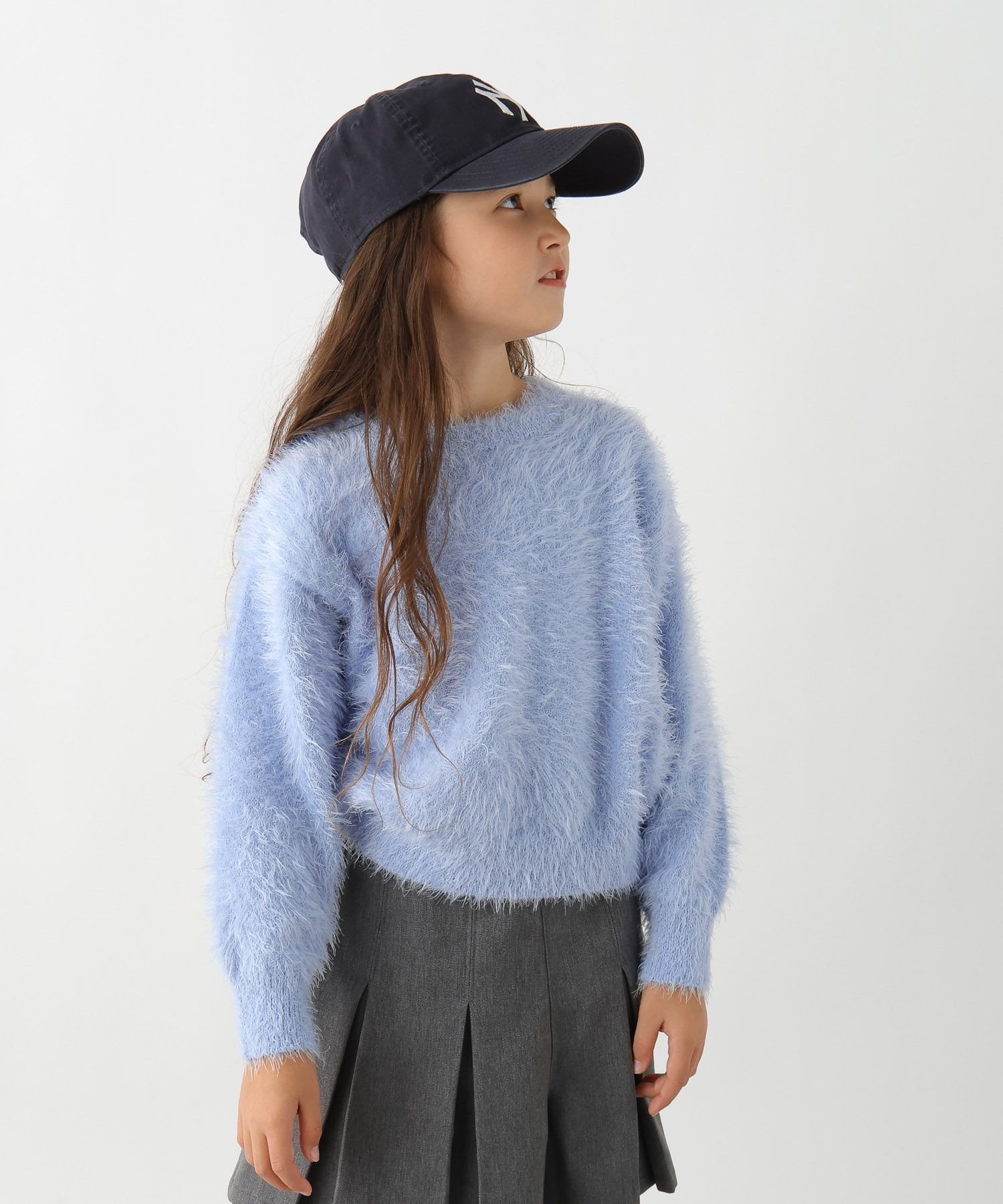 【グローバルワーク/GLOBAL WORK / KIDS】の洗えるシャギーニット/キッズ/606703 インテリア・キッズ・メンズ・レディースファッション・服の通販 founy(ファニー) 　ファッション　Fashion　キッズファッション　Fashion for Kids　おすすめ　Recommended / Our Picks　ショート　Short, Short Length　シンプル　Simple, Minimal　デニム　Denim, Jeans Material　ボトム　Bottoms, Lower Wear　ロング　Long, Long-Length　洗える　Machine Washable　A/W・秋冬　Autumn/Winter　ブルー83|ID: prp329100004780559 ipo3291000000034774653