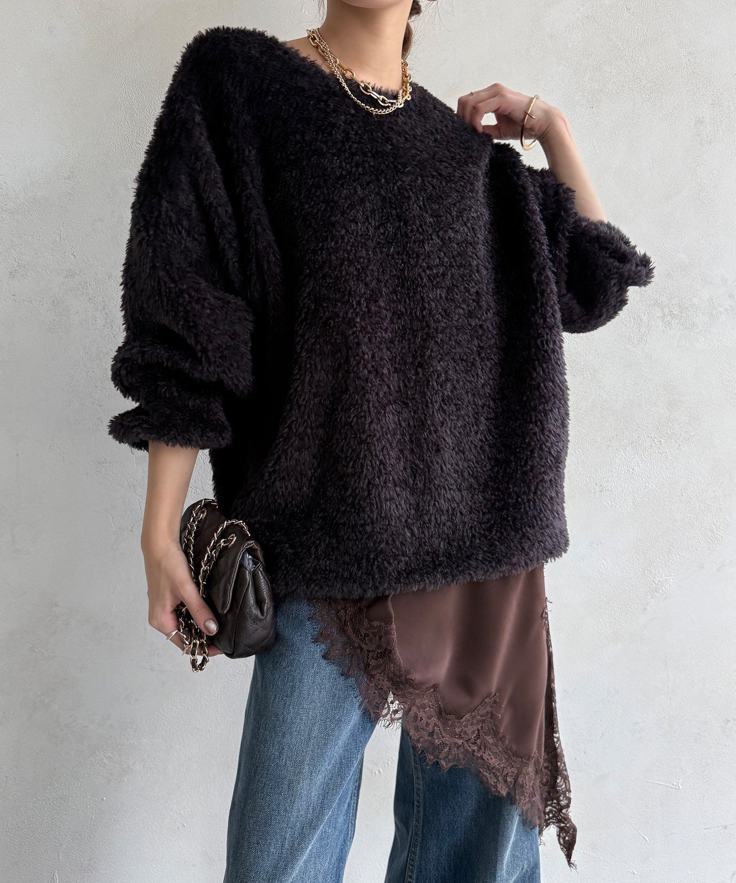 【ドゥドゥ/DouDou】の【WEB限定】フリースプルオーバー インテリア・キッズ・メンズ・レディースファッション・服の通販 founy(ファニー) ファッション Fashion レディースファッション Fashion for Women トップス・カットソー Cut & Sew Tops カジュアルプルオーバー・ニットトップス Pullovers & Knit Tops / Casual Pullovers スマート Smart, Elegant 雑誌 Magazine, Fashion Magazine A/W・秋冬 Autumn/Winter 冬 Winter / This Winter 再入荷 Restock / Back in Stock 2025年 2025 2025-2026秋冬・A/W Autumn/Winter 2025–26 AW25–26 チャコールグレー|ID: prp329100004780955 ipo3291000000035156524