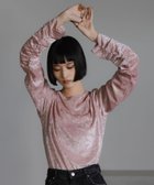 【ローリーズファーム/LOWRYS FARM】のベロアドットLS 人気、トレンドファッション・服の通販 founy(ファニー) ファッション Fashion レディースファッション Fashion for Women トップス・カットソー Cut & Sew Tops ベロアトップス Velour Tops / Velvet-Look Items インナー Innerwear シンプル Simple, Minimal ジャケット Jacket, Outerwear ドット Polka Dot, Dot Pattern ビジュー Bijou, Jewel-like Accent ベロア Velour, Soft Velvet thumbnail ピンク×ドット|ID: prp329100004780965 ipo3291000000034872587