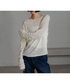 【ローリーズファーム/LOWRYS FARM】のベロアドットLS 人気、トレンドファッション・服の通販 founy(ファニー) ファッション Fashion レディースファッション Fashion for Women トップス・カットソー Cut & Sew Tops ベロアトップス Velour Tops / Velvet-Look Items インナー Innerwear シンプル Simple, Minimal ジャケット Jacket, Outerwear ドット Polka Dot, Dot Pattern ビジュー Bijou, Jewel-like Accent ベロア Velour, Soft Velvet thumbnail オフホワイト×ドット|ID: prp329100004780965 ipo3291000000034872589