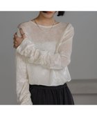 【ローリーズファーム/LOWRYS FARM】のベロアドットLS 人気、トレンドファッション・服の通販 founy(ファニー) ファッション Fashion レディースファッション Fashion for Women トップス・カットソー Cut & Sew Tops ベロアトップス Velour Tops / Velvet-Look Items インナー Innerwear シンプル Simple, Minimal ジャケット Jacket, Outerwear ドット Polka Dot, Dot Pattern ビジュー Bijou, Jewel-like Accent ベロア Velour, Soft Velvet thumbnail オフホワイト/無地|ID: prp329100004780965 ipo3291000000034872591