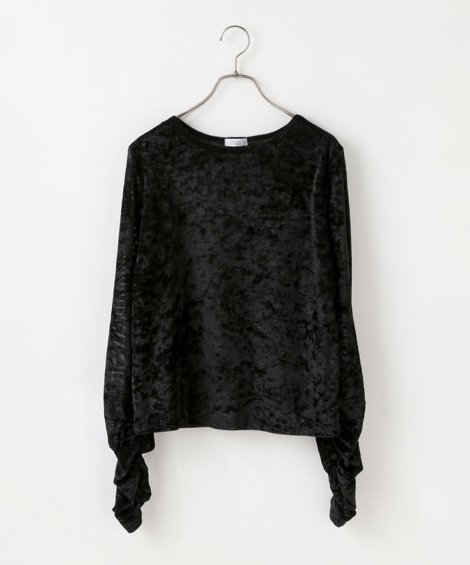 【ローリーズファーム/LOWRYS FARM】のベロアドットLS インテリア・キッズ・メンズ・レディースファッション・服の通販 founy(ファニー) ファッション Fashion レディースファッション Fashion for Women トップス・カットソー Cut & Sew Tops ベロアトップス Velour Tops / Velvet-Look Items インナー Innerwear シンプル Simple, Minimal ジャケット Jacket, Outerwear ドット Polka Dot, Dot Pattern ビジュー Bijou, Jewel-like Accent ベロア Velour, Soft Velvet ブラック/無地|ID: prp329100004780965 ipo3291000000034872594