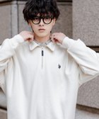 【ロッキーモンロー/Rocky Monroe】のU.S. POLO ASSN. オーバーサイズ裏起毛ワンポイントロゴ刺繍ハーフジップスウェット 人気、トレンドファッション・服の通販 founy(ファニー) ファッション Fashion レディースファッション Fashion for Women トップス・カットソー Cut & Sew Tops レディースパーカー・カジュアルフーディー Casual Hoodies & Sweatshirts スウェット・クルーネックトップス Sweatshirts & Crewnecks / Relaxed Fit Sweat Tops インナー Innerwear 切替 Switching, Contrast Panel シンプル Simple, Minimal スウェット / スエット Sweatshirt, Sweatwear スポーツ Sports, Activewear バランス Balance, Style Balance プレーン Plain, Simple 別注 Limited Edition, Custom Order メンズ Men's, Menswear リラックス Relax, Relaxed Fit ワイド Wide, Wide Fit ワンポイント One Point, Statement Accent 再入荷 Restock / Back in Stock おすすめ Recommended / Our Picks エレガント 上品 Elegant thumbnail ホワイト|ID: prp329100004780989 ipo3291000000034843871