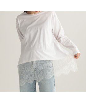 【スタディオ クリップ/studio CLIP】の【daily CLIP】ランジェリーレースTEE 人気、トレンドファッション・服の通販 founy(ファニー) ファッション Fashion レディースファッション Fashion for Women 下着・ランジェリー Lingerie & Intimates その他ランジェリー・インナーアイテム Other Lingerie / Intimates おすすめ Recommended / Our Picks インナー Innerwear カットソー Cut and Sewn Top カーディガン Cardigan, Knitwear スウェット / スエット Sweatshirt, Sweatwear ベスト Vest, Waistcoat ランジェリー Lingerie, Intimate Wear レース Lace, Lace Fabric ロング Long, Long-Length A/W・秋冬 Autumn/Winter |ID:prp329100004781072