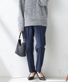 【アー ヴェー ヴェー/a.v.v】の【イージーケア/ストレッチ】あったか美ラクるイージーテーパードパンツ ネイビー|ID: prp329100004781077 ipo3291000000034687653