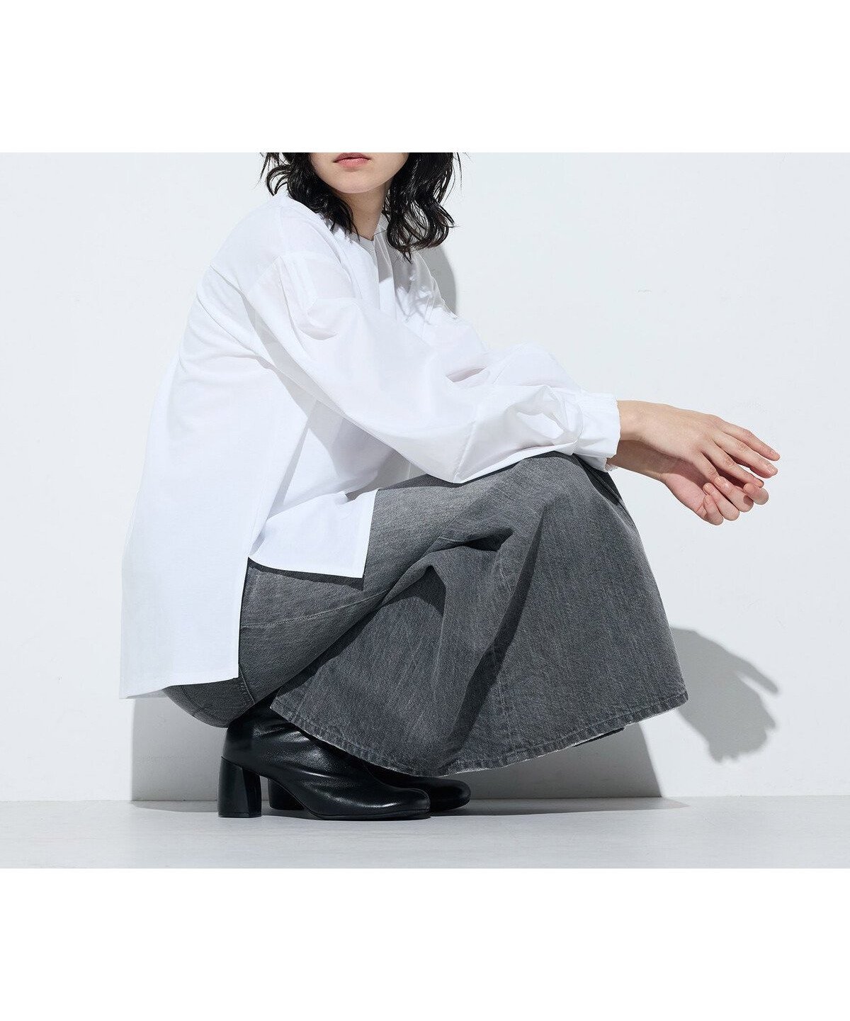 【コムサ/COMME CA】の+サイズ 80ポンチ 袖パフカットソー インテリア・キッズ・メンズ・レディースファッション・服の通販 founy(ファニー) 　ファッション　Fashion　レディースファッション　Fashion for Women　トップス・カットソー　Cut & Sew Tops　カットソー・ベーシックTシャツ　Cut-and-Sewn Tops / Stretch Tees & Basics　カットソー　Cut and Sewn Top　ベスト　Vest, Waistcoat　定番　Standard, Basic Item　01:ホワイト|ID: prp329100004781079 ipo3291000000034687662