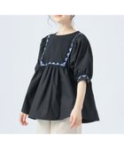 【ビームス ウイメン/BEAMS】のギザ刺繍 異素材 Tシャツ 人気、トレンドファッション・服の通販 founy(ファニー) ファッション Fashion レディースファッション Fashion for Women トップス・カットソー Cut & Sew Tops シャツ・ブラウス・オフィスカジュアル Elegant Blouses & Button-Ups ロングTシャツ・Tシャツ Longline T-Shirts & Tees おすすめ Recommended / Our Picks カットソー Cut and Sewn Top コンパクト Compact, Small Size スリーブ Sleeve, Long Sleeve / Short Sleeve ダウン Down, Puffer デニム Denim, Jeans Material バランス Balance, Style Balance ブロード Broadcloth, Fine Cotton ワイド Wide, Wide Fit 切替 Switching, Contrast Panel thumbnail BLACK|ID: prp329100004781107 ipo3291000000034726212