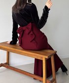 【ジュノア/JUNOAH】のバックリボンマーメイドスカート(裏地無し) 人気、トレンドファッション・服の通販 founy(ファニー) ファッション Fashion レディースファッション Fashion for Women スカート Skirts thumbnail ボルドー|ID: prp329100004781131 ipo3291000000034688048