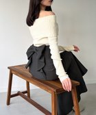 【ジュノア/JUNOAH】のバックリボンマーメイドスカート(裏地無し) 人気、トレンドファッション・服の通販 founy(ファニー) ファッション Fashion レディースファッション Fashion for Women スカート Skirts thumbnail ダークグレー|ID: prp329100004781131 ipo3291000000034688051