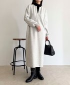 【フレディ&グロスター/FREDY&GLOSTER】のソフトニットメルトンワンピース 人気、トレンドファッション・服の通販 founy(ファニー) ファッション Fashion レディースファッション Fashion for Women ワンピース Dresses 2025年 2025 2025-2026秋冬・A/W Autumn/Winter 2025–26 AW25–26 おすすめ Recommended / Our Picks カットソー Cut and Sewn Top シンプル Simple, Minimal スキッパー Skipper, Open Collar タートルネック Turtleneck, High Neck メルトン Melton, Heavy Wool リラックス Relax, Relaxed Fit エレガント 上品 Elegant 冬 Winter / This Winter thumbnail オフホワイト|ID: prp329100004781240 ipo3291000000034688896