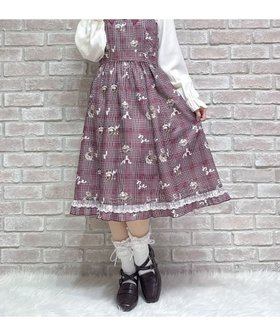【アクシーズファム/axes femme】のホリデーチェック柄ワンピース 人気、トレンドファッション・服の通販 founy(ファニー) ファッション Fashion レディースファッション Fashion for Women ワンピース Dresses おすすめ Recommended / Our Picks ガーリー Girly, Feminine Style チェック Check, Plaid, Tartan ビスチェ Bustier, Corset Top フリル Frill, Ruffle ブローチ Brooch, Pin Brooch ホリデーシーズン Holiday Season リボン Ribbon, Bow レース Lace, Lace Fabric ローズ Rose, Rose Motif |ID:prp329100004781252