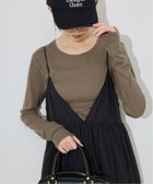 【スローブ イエナ/SLOBE IENA】の《追加8》miller SLOBE別注 SHEER RIB クルーネック 人気、トレンドファッション・服の通販 founy(ファニー) ファッション Fashion レディースファッション Fashion for Women おすすめ Recommended / Our Picks カットソー Cut and Sewn Top シアー Sheer, See-Through デコルテ Décolleté, Neckline トレンド Trend, Trending Now 別注 Limited Edition, Custom Order thumbnail ブラウン|ID: prp329100004781254 ipo3291000000034873383