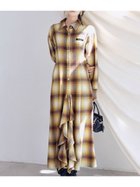 【スナイデル/SNIDEL】の【SNIDEL/Prentiss】チェックアシメシャツワンピース 人気、トレンドファッション・服の通販 founy(ファニー) ファッション Fashion レディースファッション Fashion for Women ワンピース Dresses シャツワンピース / 1枚で着映えコーデ Shirt Dresses アウトドア Outdoor Clothing イエロー Yellow コラボ Collaboration, Collab ストレート Straight, Straight Cut スリット Slit, Slit Detail チェック Check, Plaid, Tartan 長袖 Long Sleeve, Full Sleeve パターン Pattern, Design Print フリル Frill, Ruffle ロング Long, Long-Length ワーク Workwear, Utility Style おすすめ Recommended / Our Picks thumbnail BEG[037]|ID: prp329100004781255 ipo3291000000034688978