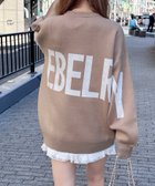 【イング/INGNI】の12G BackBIGロゴチュニックニット 人気、トレンドファッション・服の通販 founy(ファニー) ファッション Fashion レディースファッション Fashion for Women トップス・カットソー Cut & Sew Tops ニット Knit Tops & Sweaters おすすめ Recommended / Our Picks スマホ Smartphone, Mobile Device チュニック Tunic, Long Top ビッグ Big, Oversized フラット Flat, Flat Shoes thumbnail ベージュ/オフホワイト|ID: prp329100004781278 ipo3291000000034838099