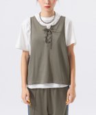 【ビームス ウイメン/BEAMS】のレース アップ タンクトップ 人気、トレンドファッション・服の通販 founy(ファニー) ファッション Fashion レディースファッション Fashion for Women ヴィンテージ Vintage Style 春 Spring シンプル Simple, Minimal スポーツ Sports, Activewear タンク Tank Top, Sleeveless Top トレンド Trend, Trending Now ドレープ Drape, Draping Fabric 人気 Popular, Best Seller リラックス Relax, Relaxed Fit レース Lace, Lace Fabric S/S・春夏 SS, Spring/Summer, Warm Season 夏 Summer thumbnail GREY|ID: prp329100004781285 ipo3291000000035182668