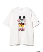 【ビームス ウイメン/BEAMS】の【別注】Champion / ミッキー Tシャツ 人気、トレンドファッション・服の通販 founy(ファニー) ファッション Fashion レディースファッション Fashion for Women トップス・カットソー Cut & Sew Tops シャツ・ブラウス・オフィスカジュアル Elegant Blouses & Button-Ups ロングTシャツ・Tシャツ Longline T-Shirts & Tees スポーツ Sports, Activewear プリント Print, Printed Pattern 別注 Limited Edition, Custom Order thumbnail WHITE|ID: prp329100004781297 ipo3291000000035025889