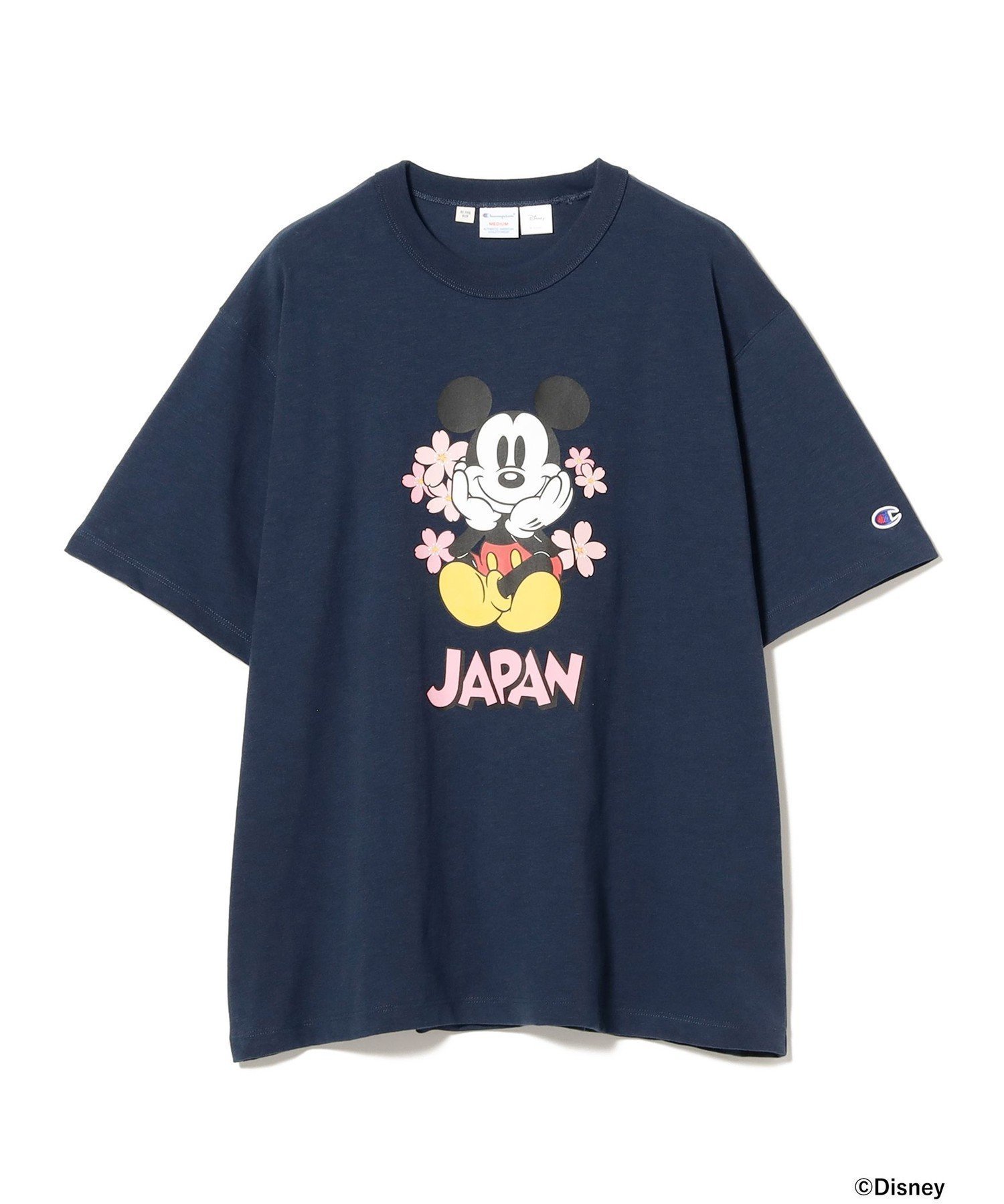 【ビームス ウイメン/BEAMS】の【別注】Champion / ミッキー Tシャツ インテリア・キッズ・メンズ・レディースファッション・服の通販 founy(ファニー) ファッション Fashion レディースファッション Fashion for Women トップス・カットソー Cut & Sew Tops シャツ・ブラウス・オフィスカジュアル Elegant Blouses & Button-Ups ロングTシャツ・Tシャツ Longline T-Shirts & Tees スポーツ Sports, Activewear プリント Print, Printed Pattern 別注 Limited Edition, Custom Order NAVY|ID: prp329100004781297 ipo3291000000035025894