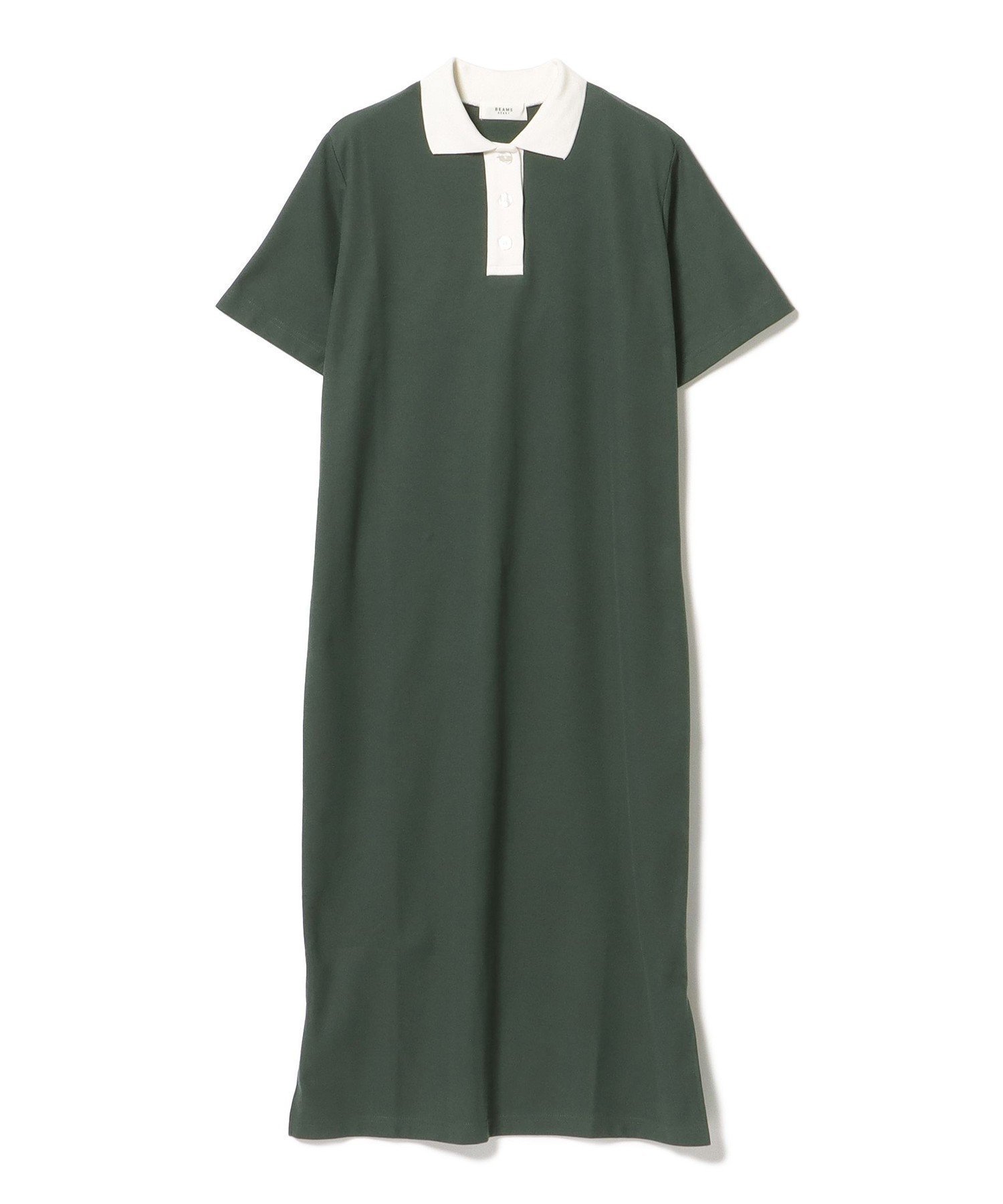 【ビームス ウイメン/BEAMS】の配色 ポロ ワンピース インテリア・キッズ・メンズ・レディースファッション・服の通販 founy(ファニー) ファッション Fashion レディースファッション Fashion for Women ワンピース Dresses サンダル Sandals, Summer Shoes シューズ Shoes, Footwear リラックス Relax, Relaxed Fit 半袖 Short Sleeve, Half Sleeve D.GREEN|ID: prp329100004781298 ipo3291000000034689242