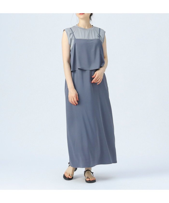 【ビームス ウイメン/BEAMS】のナロー キャミソールワンピース * フレンチ Tシャツ(セットアイテム) インテリア・キッズ・メンズ・レディースファッション・服の通販 founy(ファニー) https://founy.com/ ファッション Fashion レディースファッション Fashion for Women ワンピース Dresses インナー Innerwear エレガント 上品 Elegant キャミソール Camisole, Spaghetti Strap Top サテン Satin, Glossy Fabric サンダル Sandals, Summer Shoes シンプル Simple, Minimal ストレート Straight, Straight Cut ダウン Down, Puffer フィット Fit, Slim Fit フラット Flat, Flat Shoes フレンチ French, French Style 厚底 Platform Shoes |ID: prp329100004781302 ipo3291000000034689257