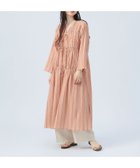 【ビームス ウイメン/BEAMS】のシアー ストライプ リボン ワンピース ORANGE|ID: prp329100004781309 ipo3291000000034689312