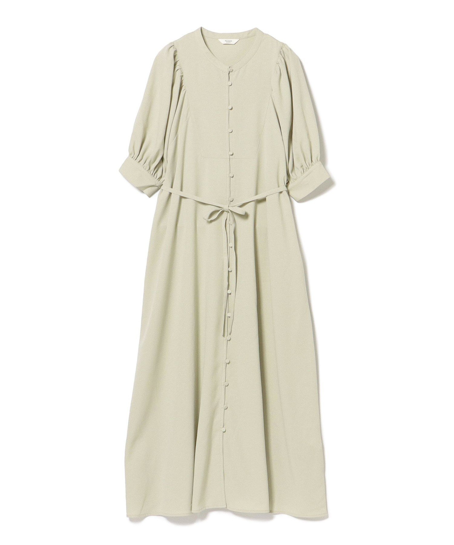 【ビームス ウイメン/BEAMS】の麻朝 ギャザー ワンピース インテリア・キッズ・メンズ・レディースファッション・服の通販 founy(ファニー) 　ファッション　Fashion　レディースファッション　Fashion for Women　ワンピース　Dresses　ギャザー　Gathered, Ruffled　シューズ　Shoes, Footwear　シンプル　Simple, Minimal　デニム　Denim, Jeans Material　ドレープ　Drape, Draping Fabric　人気　Popular, Best Seller　フロント　Front, Front Design　リラックス　Relax, Relaxed Fit　ロング　Long, Long-Length　おすすめ　Recommended / Our Picks　LIGHT GREY|ID: prp329100004781323 ipo3291000000034689400