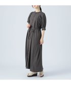 【ビームス ウイメン/BEAMS】の麻朝 ギャザー ワンピース CHARCOAL|ID: prp329100004781323 ipo3291000000034689402