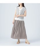 【ビームス ウイメン/BEAMS】のニットベスト * ギャザースカート(セットアイテム) BORDER×MOCHA|ID: prp329100004781324 ipo3291000000034689412