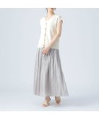 【ビームス ウイメン/BEAMS】のニットベスト * ギャザースカート(セットアイテム) OFF×GREIGE|ID: prp329100004781324 ipo3291000000034689413