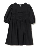【ビームス ウイメン/BEAMS】のタフタ ギャザー ヨーク ミニ ワンピース BLACK|ID: prp329100004781327 ipo3291000000034689436