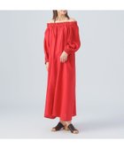 【ビームス ウイメン/BEAMS】のリネンミックス オフショルダーワンピース RED|ID: prp329100004781392 ipo3291000000035152970