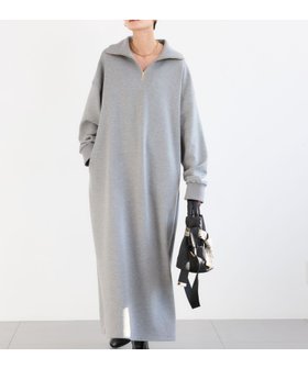 【バンヤードストーム/BARNYARDSTORM】の裏起毛ハーフZIPワンピース / マシンウォッシャブル【WEB限定カラー】 人気、トレンドファッション・服の通販 founy(ファニー) ファッション Fashion レディースファッション Fashion for Women ワンピース Dresses ジップ Zip, Zipper ハイネック High Neck, Mock Neck ハーフ Half, Half-Length フロント Front, Front Design ロング Long, Long-Length |ID:prp329100004781413