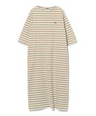 【ビームス ウイメン/BEAMS】の【別注】LACOSTE / ボーダー ハーフスリーブ ドレス BEIGE*SAX|ID: prp329100004781417 ipo3291000000034800276